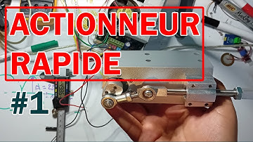 Arduino: Actionneur linéaire rapide - Fonctionnement - Partie 1