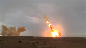 Proton-M launch failure (audio synced to rocket)