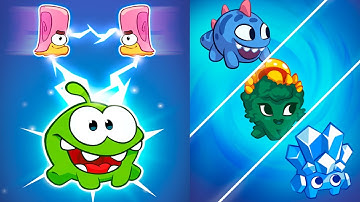 Om Nom: Merge - Merge Cut the Rope characters - Gameplay Android, iOS
