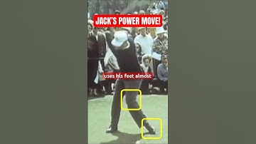 How JACK NICKLAUS Used Ground For Power!