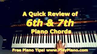 Exclusive A Quick Review of 6th and 7th chords Information