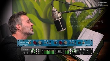 Kahayan Pro Audio 12K72 vs UA Apollo 8 on piano, cl. guitar and percussion