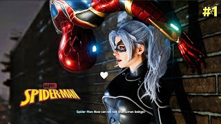 SpiderMan Want To Kiss Blackcat  #1 |  SpiderMan Remastered PC Gameplay | #gaming #spiderman