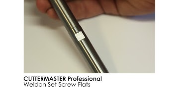 Grinding Weldon Set Screw Flats: CUTTERMASTER Professional Tool Grinder CM-01P