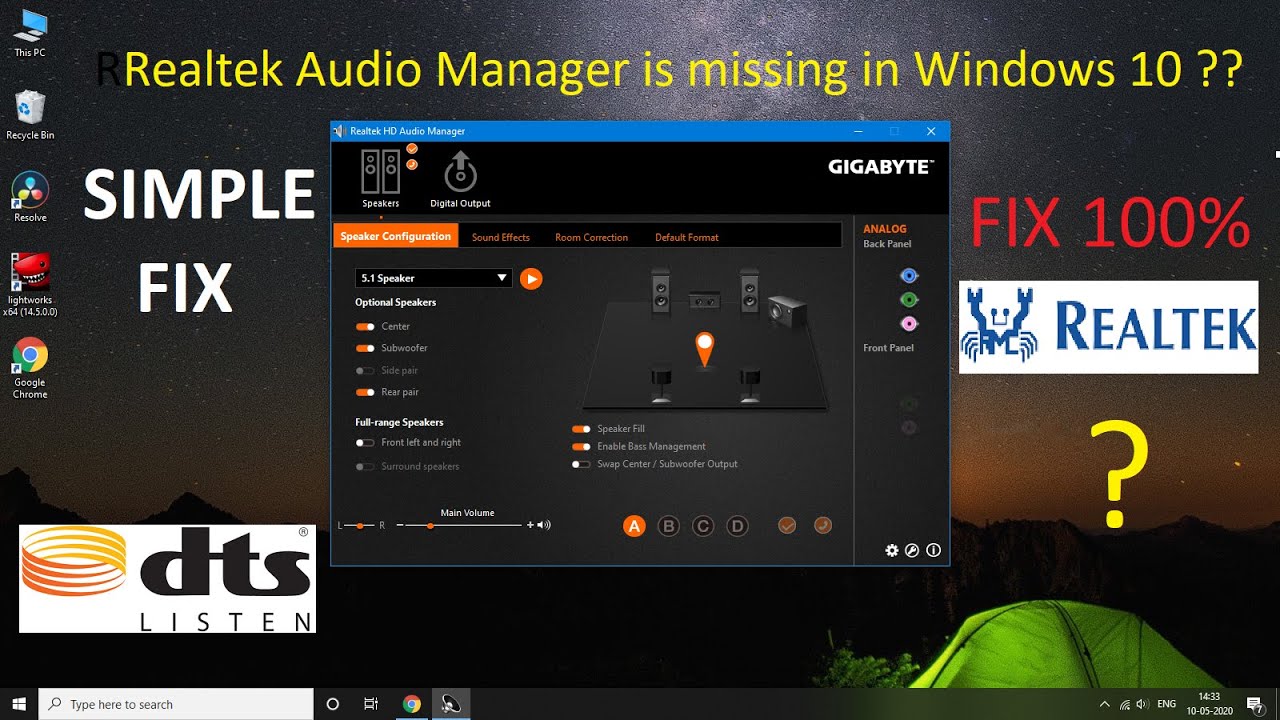 asus realtek hd audio manager windows 10 code 10
