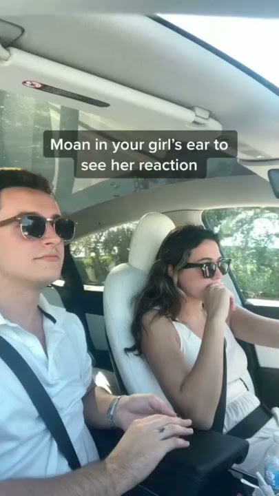 moaning in her ear to see her reaction #shorts