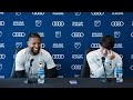 Press Conference | Defender Steven Moreira and Forward Hugo Picard speak ahead of Round One, Game 3