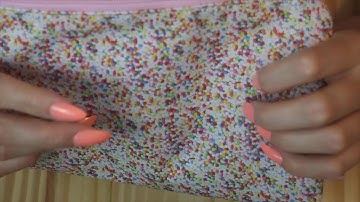 ASMR Make-up bag show & tell (🎧 soft spoken, fabric sounds, scratching & tapping)