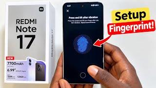 Redmi Note 17 / 17 Pro: How to Setup Fingerprint Screen Lock