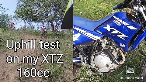 Uphill test on my modified Yamaha XTZ 160cc setup. Malakas talaga!