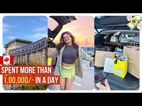 SHOPPING DAY IN TORONTO🛍️ / premium outlets 