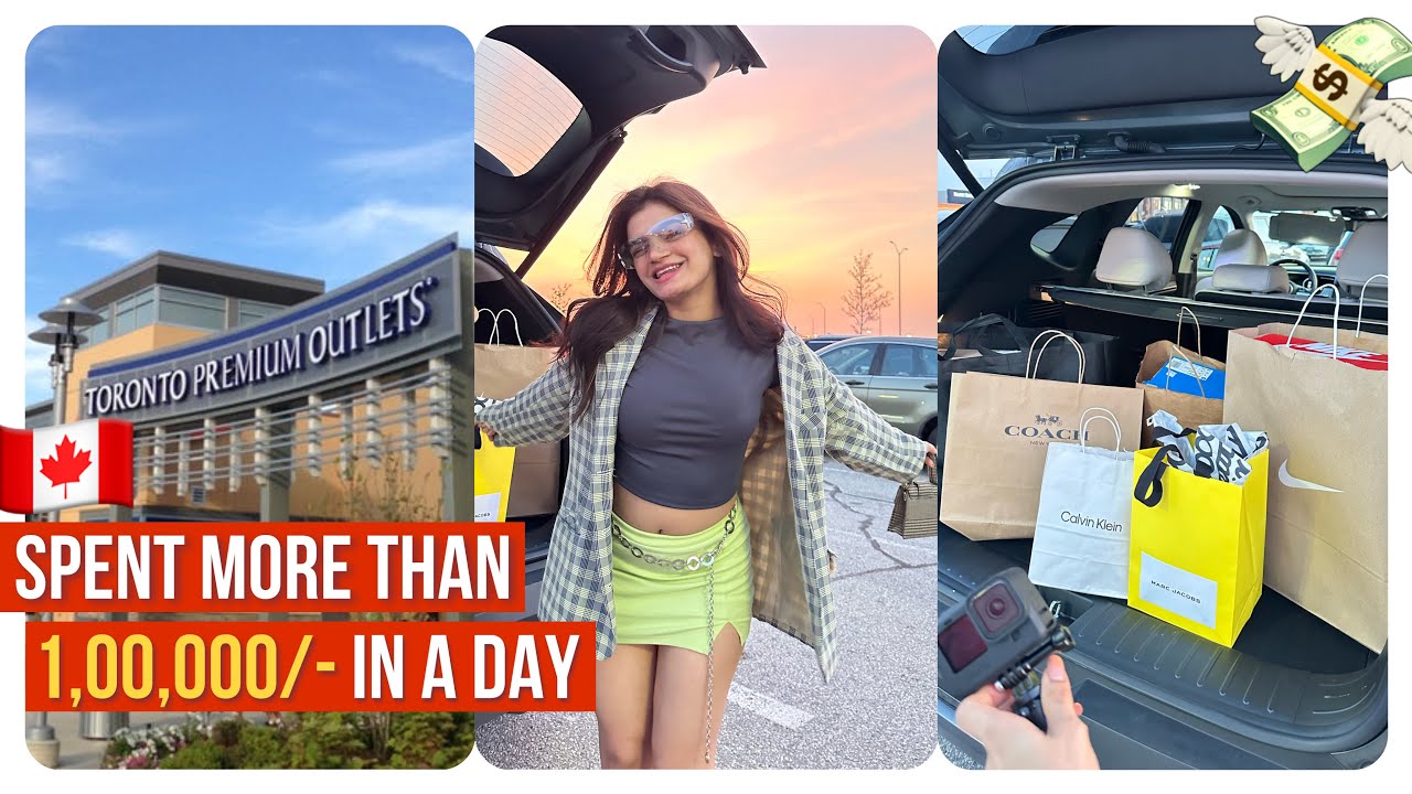 SHOPPING DAY IN TORONTO🛍️ / premium outlets 