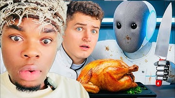 This Robot Chef Almost Scared Me 😳🤖🍗