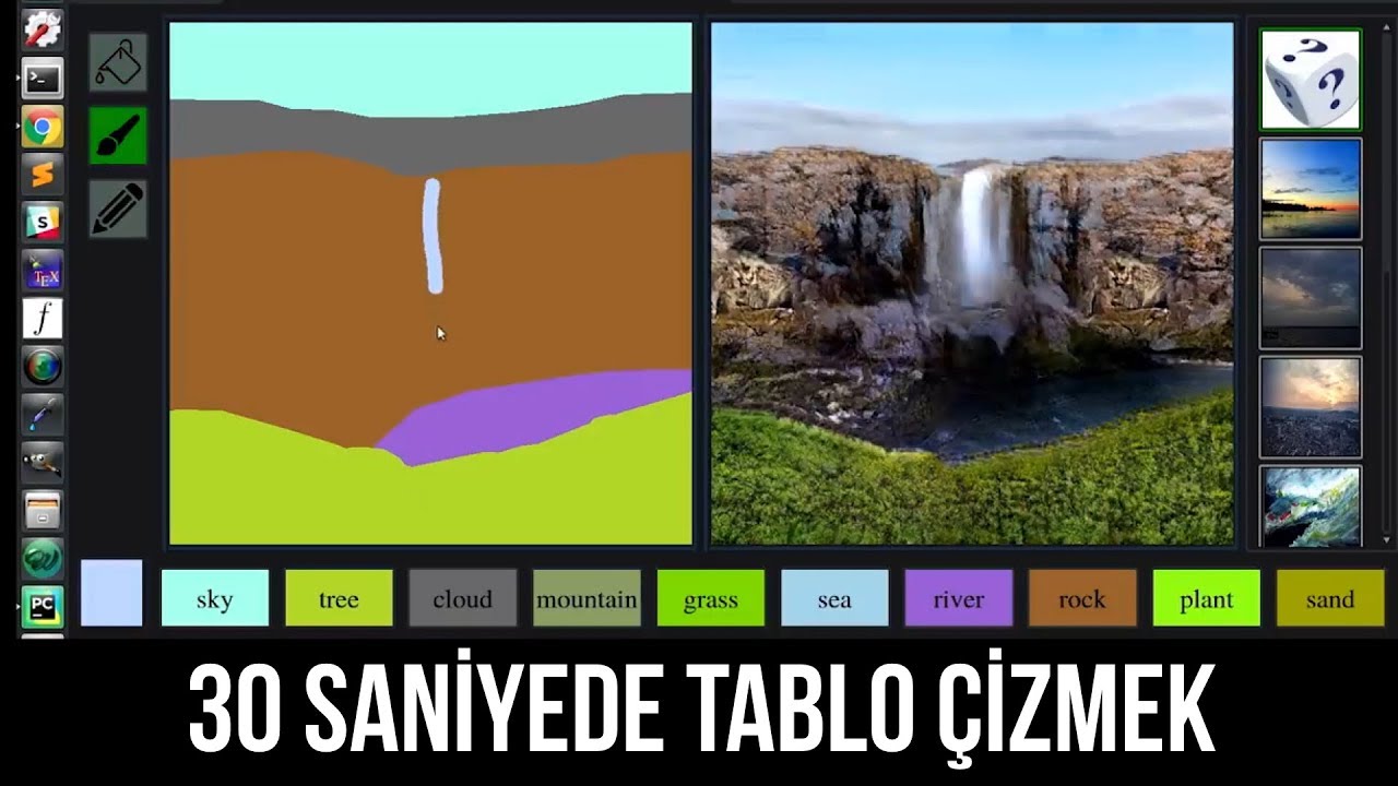 Yapay zeka GauGAN, çizimleri tabloya dönüştürmeyi öğrendi