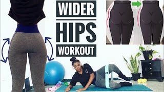 BEST EXERCISES FOR WIDER,CURVIER HIPS & GLUTES|Get Rid Of Hip Dips~Janekate Fitness