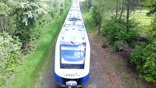 Alstom Coradia LINT 54 BR 622 Doppeltraktion Der Erixx GmbH Bei Wendisch Evern Alstom Coradia LINT 54 BR 622 Doppeltraktion Der Erixx GmbH Bei Wendisch Evern