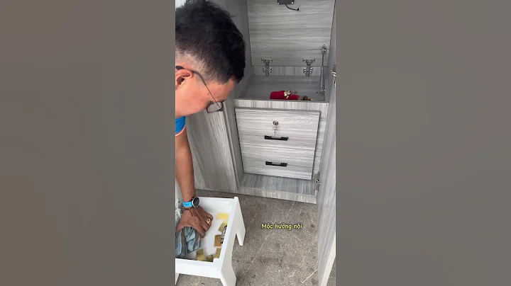 DIY wooden furniture with Magnetically locked hidden compartment #furniture #hidden #trending #viral