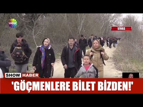 'Göçmenlere bilet bizden!'