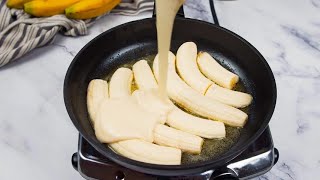 Fluffy banana cake without the oven: how to make it in a pan in less than 30 minutes 🍌