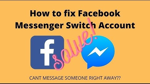 FACEBOOK MESSENGER SWITCH ACCOUNT PROBLEM (TAGALOG)