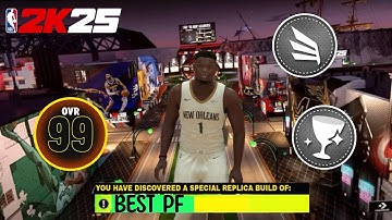 THE BEST 6’6 2-WAY SLASHING STRETCH FOUR BUILD NBA 2K25! CRAZY UNDERSIZED BIG MAN BUILD!