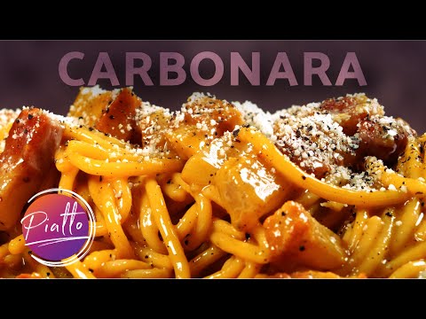 Spaghetti alla Carbonara - Ricetta Originale DOC - Cremosi e con Tuorli Pastorizzati