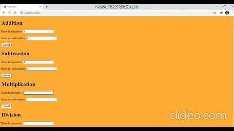 Create a calculator using Django