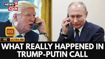 Trump Says He Will Meet Putin In Hungary For Ukraine Talks After 'very Productive' Phone Call | 4K