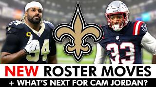 Saints Make MULTIPLE Roster Moves + Will Cam Jordan RETURN To New Orleans?