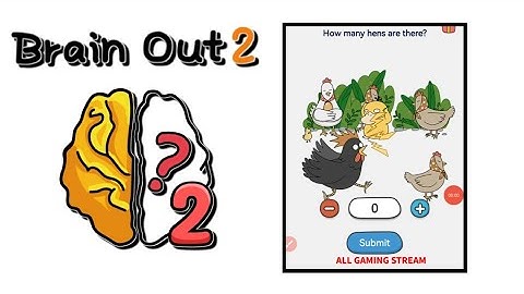 Brain Out 2 Level 183 || how many hens are there? Gameplay