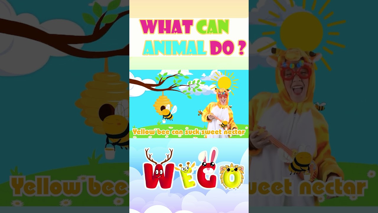 What Can Animal Do? - WeGo TV - Kids Songs & Nursery Rhymes