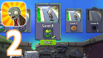 Plants vs Zombies - Gameplay Walkthrough Part 2   Adventure 1: Day Levels 6-8 (iOS Android)