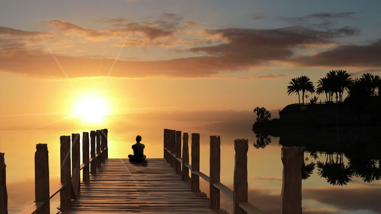 Relaxing Piano Music - Beautiful Sea View With Sunset, By Mindful Meditation KH