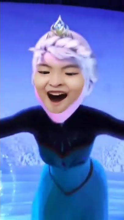 Elsa nyanyi #letitgo #frozen #shorts #tiktok #lipsing