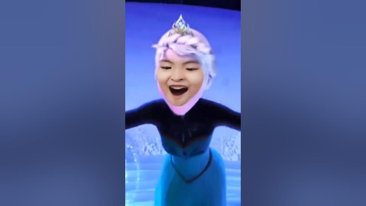 Elsa nyanyi #letitgo #frozen #shorts #tiktok #lipsing