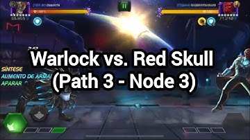 Warlock vs. Red Skull (Path 3 - Node 3 - Glancing + Bleed)