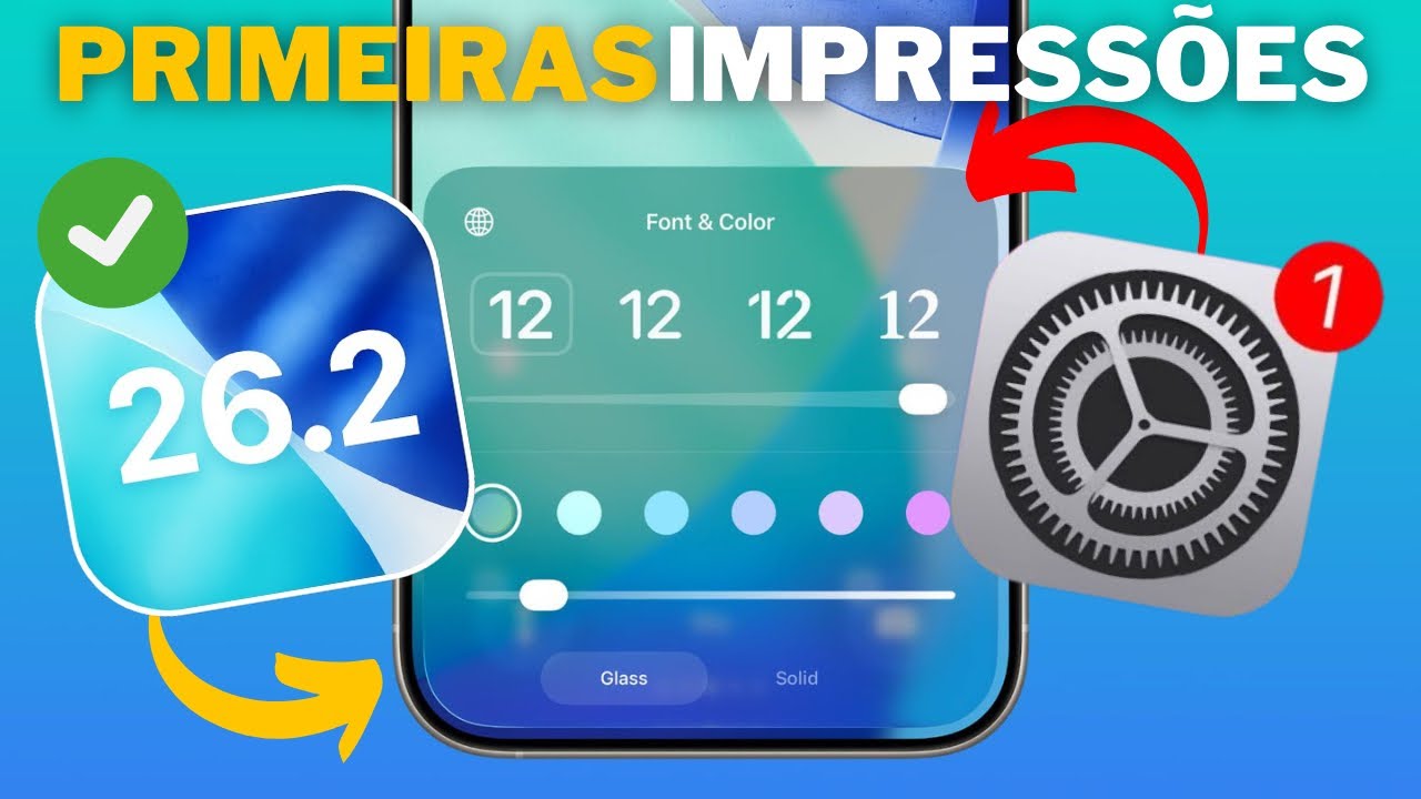 iOS 26.2 - APPLE TRAZ FUNÇÃO QUE TODOS ESPERAVAM 🔥