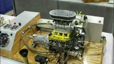 1/4 scale Blown "Stinger 609" V8 engine built by G...