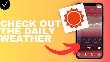 How to check out the daily weather in the Accuweather app?