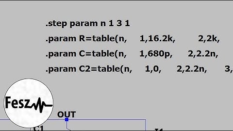 LTspice tutorial - Stepping sets of parameters