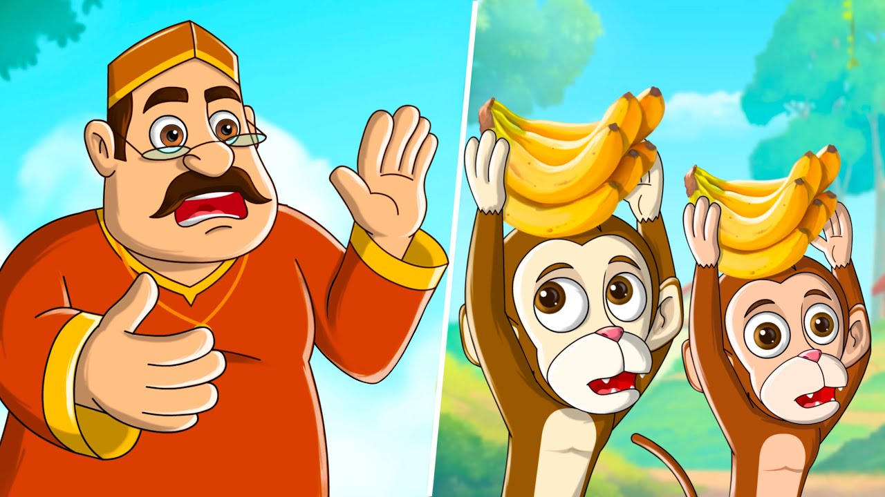Lalaji Ke Kele Aur Bander - Fun For Kids TV - Hindi Rhymes