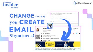 Easily Connect Your SharePoint with Your Mail Signature | officeatwork Insider Ep.2