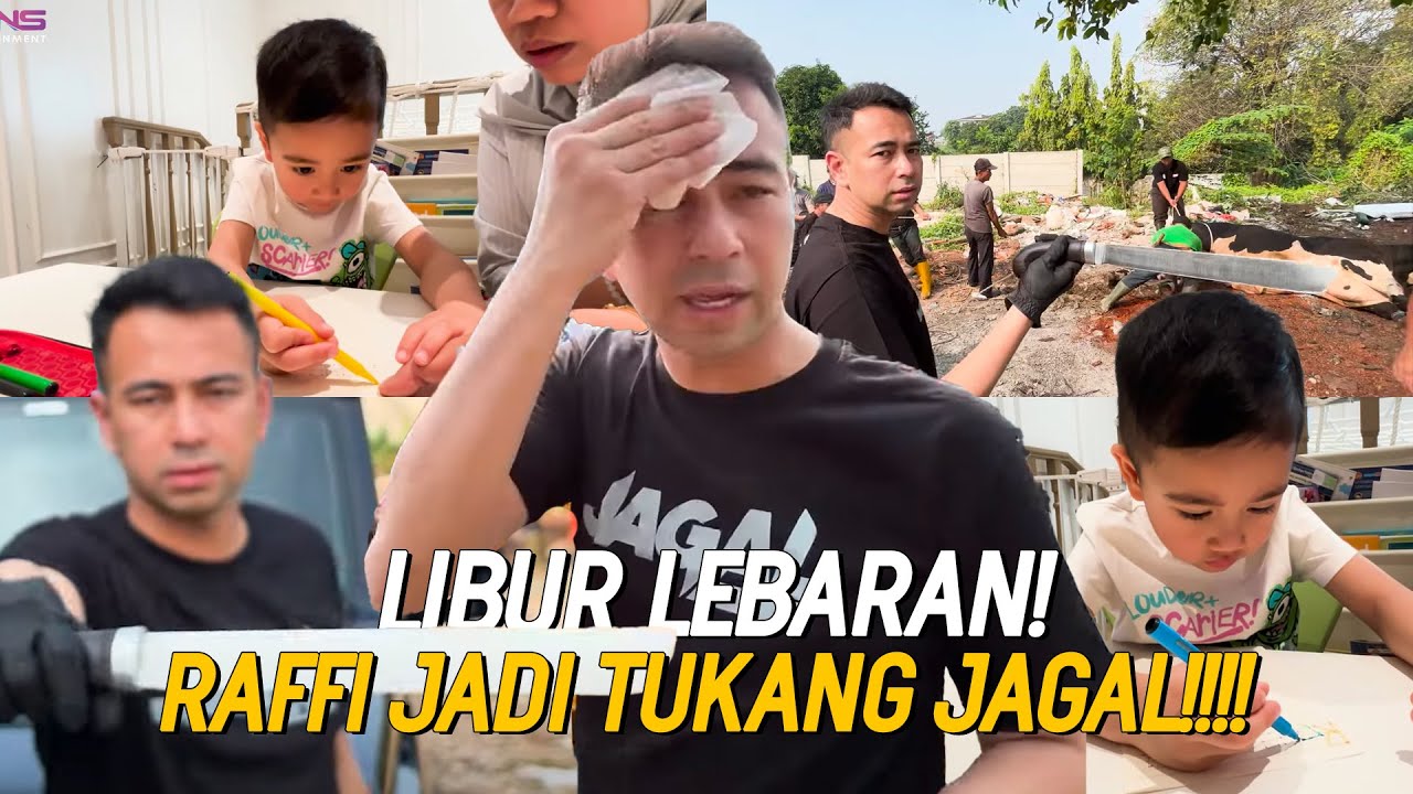 RAFFI JADI TUKANG JAGAL SAPI SEHARIAN!!! CIPUNG FOKUS BELAJAR SAMA NCUS RINI!!!