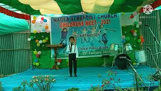 Wageasi Baptist Church Children,S Meet 2021, Ronggrik Ch Marak Special Performing Ka,Sanion Gimaanga