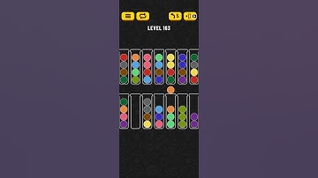 Ball sort puzzle level 163 || mobile game