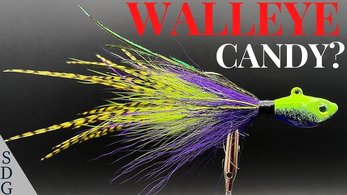 BEST JIG FOR WALLEYE - How to Tie a Hair Jig - This Jig Will Catch