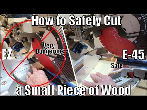 Safely Cut a Small Piece of Wood