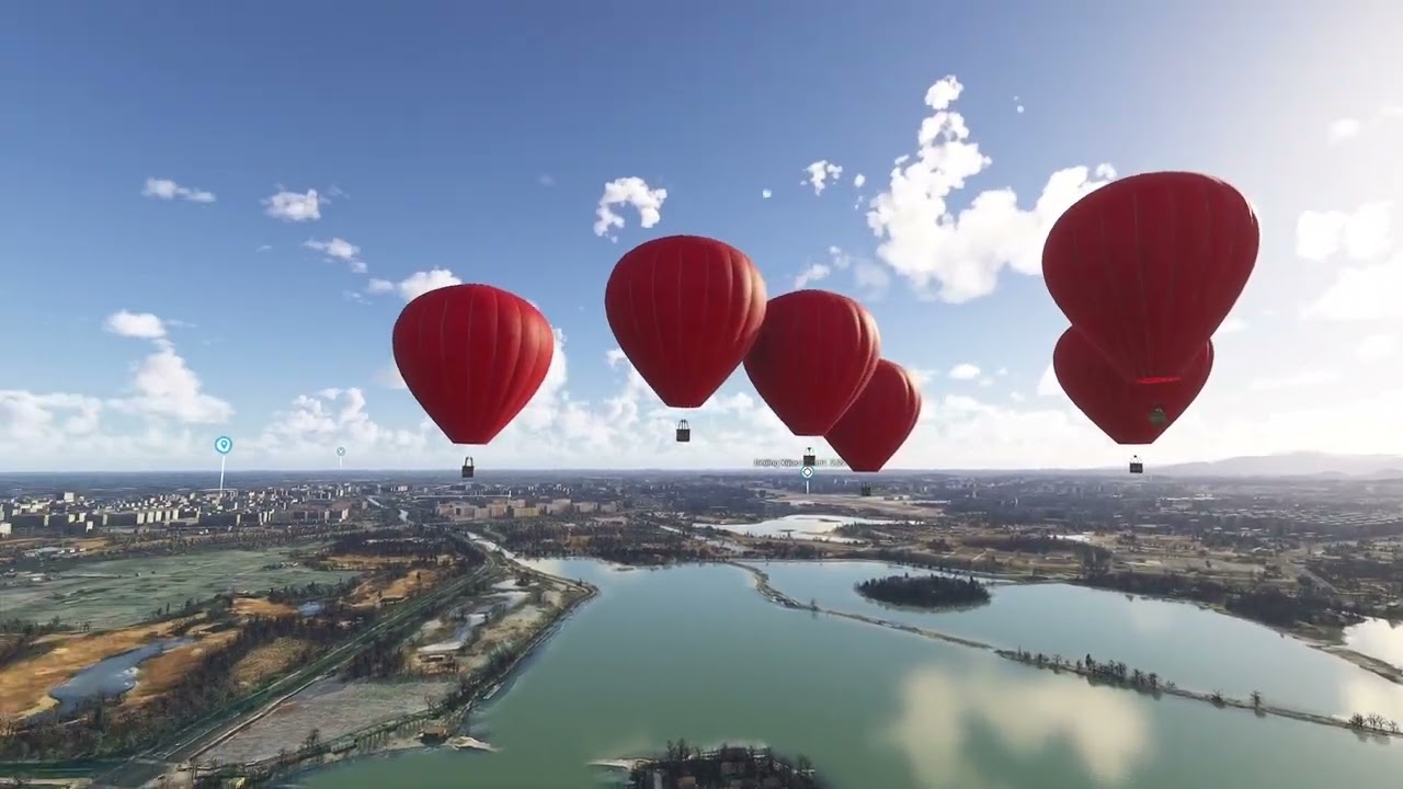 飞向远方：热气球飞到颐和园