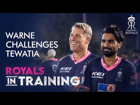 'Hit the Ball' Challenge - Shane Warne vs Rahul Tewatia