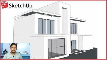 How to make Doors and Window using components in SketchUp Tutorial in Hindi
